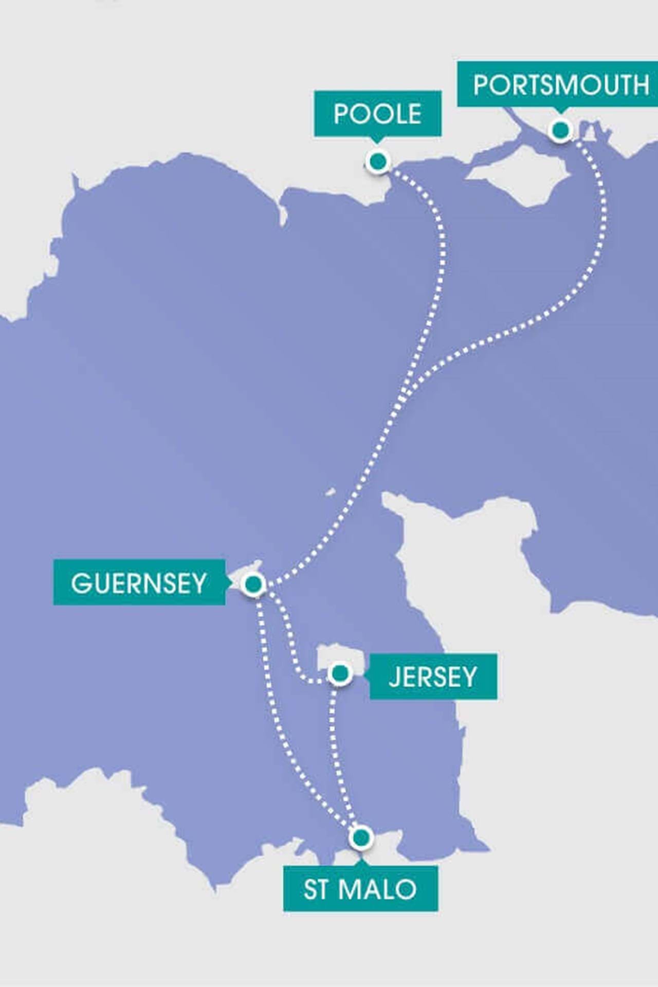 ferry travel from jersey to guernsey